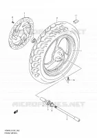 FRONT WHEEL for Suzuki MARAUDER 800 2010