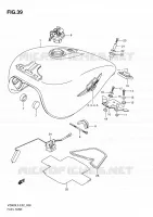 FUEL TANK for Suzuki MARAUDER 800 2010