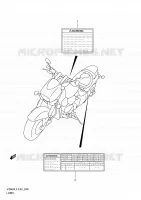 LABEL for Suzuki MARAUDER 800 2010