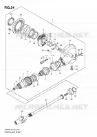 REAR DRIVE SHAFT for Suzuki MARAUDER 800 2010