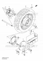 REAR WHEEL for Suzuki MARAUDER 800 2010