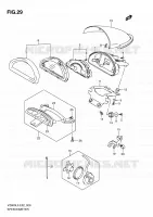 SPEEDOMETER for Suzuki MARAUDER 800 2010