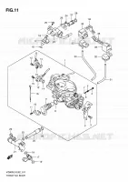 THROTTLE BODY for Suzuki MARAUDER 800 2010