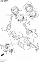 CRANKSHAFT for Suzuki INTRUDER 800 2016