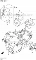 FRAME for Suzuki INTRUDER 800 2016