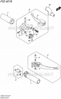 HANDGRIPS   LEVERS  for Suzuki INTRUDER 800 2016
