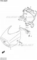 HEADLIGHT FAIRING for Suzuki INTRUDER 800 2016