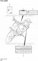 LABEL (VZ800L6 E19) for Suzuki INTRUDER 800 2016