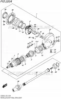 REAR DRIVE SHAFT for Suzuki INTRUDER 800 2016
