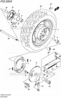 REAR WHEEL for Suzuki INTRUDER 800 2016