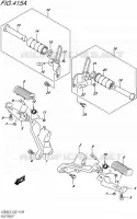 FOOTREST for Suzuki INTRUDER 800 2016
