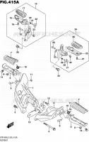 FOOTREST for Suzuki INTRUDER 1800 2015