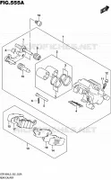 REAR CALIPER for Suzuki INTRUDER 1800 2015