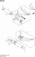 HANDGRIPS   LEVERS  for Suzuki INTRUDER 1800 2010