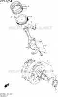 CRANKSHAFT for Suzuki INTRUDER 1800 2016