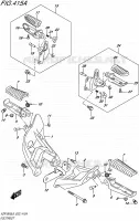 FOOTREST for Suzuki INTRUDER 1800 2016