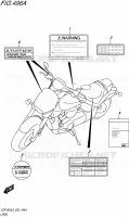 LABEL (VZR1800L6 E19) for Suzuki INTRUDER 1800 2016