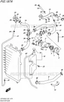 RADIATOR HOSE for Suzuki INTRUDER 1800 2016