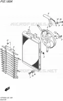 RADIATOR for Suzuki INTRUDER 1800 2016