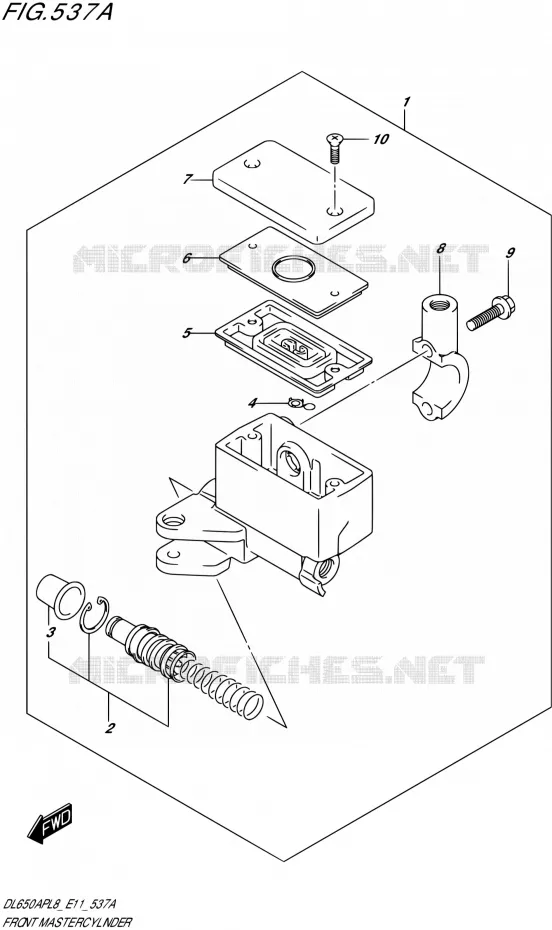 FRONT MASTER CYLINDER Suzuki MOTO 650 V-STROM 2018  DL650AP L8 (E11)