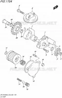 OIL PUMP for Suzuki DR-ZSM 400 2018