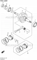 CRANKSHAFT for Suzuki DR-Z 70 2018