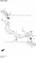 FOOTREST for Suzuki DR-Z 70 2018
