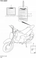 LABEL for Suzuki DR-Z 70 2018