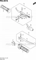 HANDGRIPS   LEVERS  for Suzuki GSX-S 125 2018