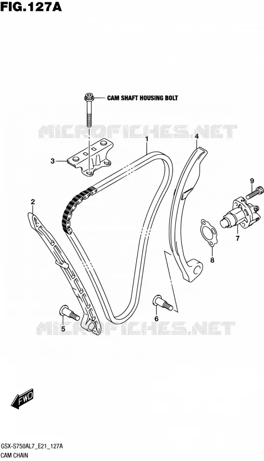 TIMING Suzuki MOTO 750 GSX-S 2017  GSX-S750AL7 E21