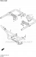 FOOTREST for Suzuki KINGQUAD 500 2018