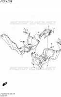 MUDGUARD for Suzuki KINGQUAD 500 2018