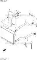 RADIATOR HOSE for Suzuki KINGQUAD 500 2018