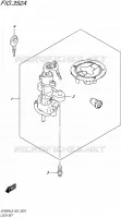 LOCK SET for Suzuki SV 650 2018