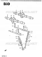 CAM SHAFT   VALVE for Suzuki GSX-S 750 1984