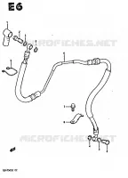CLUTCH HOSE for Suzuki GSX-S 750 1984