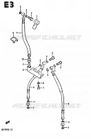 FRONT BRAKE HOSE for Suzuki GSX-S 750 1984
