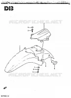 FRONT FENDER for Suzuki GSX-S 750 1984