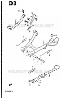 STAND for Suzuki GSX-S 750 1984
