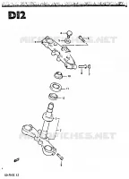 STEERING COLUMN for Suzuki GSX-S 750 1984