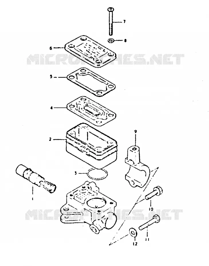 FRONT MASTER CYLINDER Suzuki MOTO 400 GSX 1996  GSX400ST(T/X)