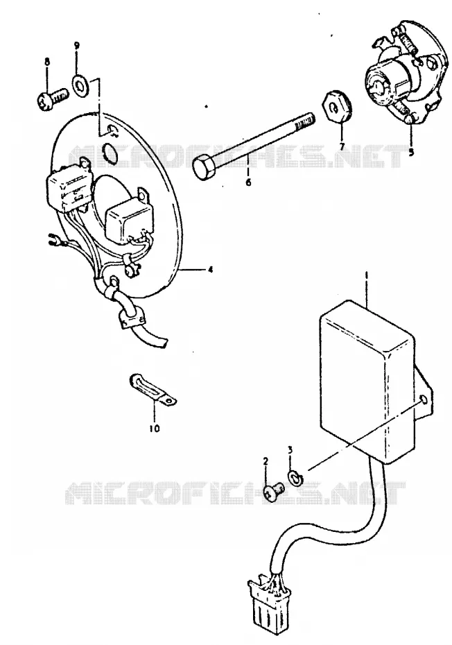 GENERATOR SENSOR Suzuki MOTO 400 GSX 1981  GSX400SX(T/X)