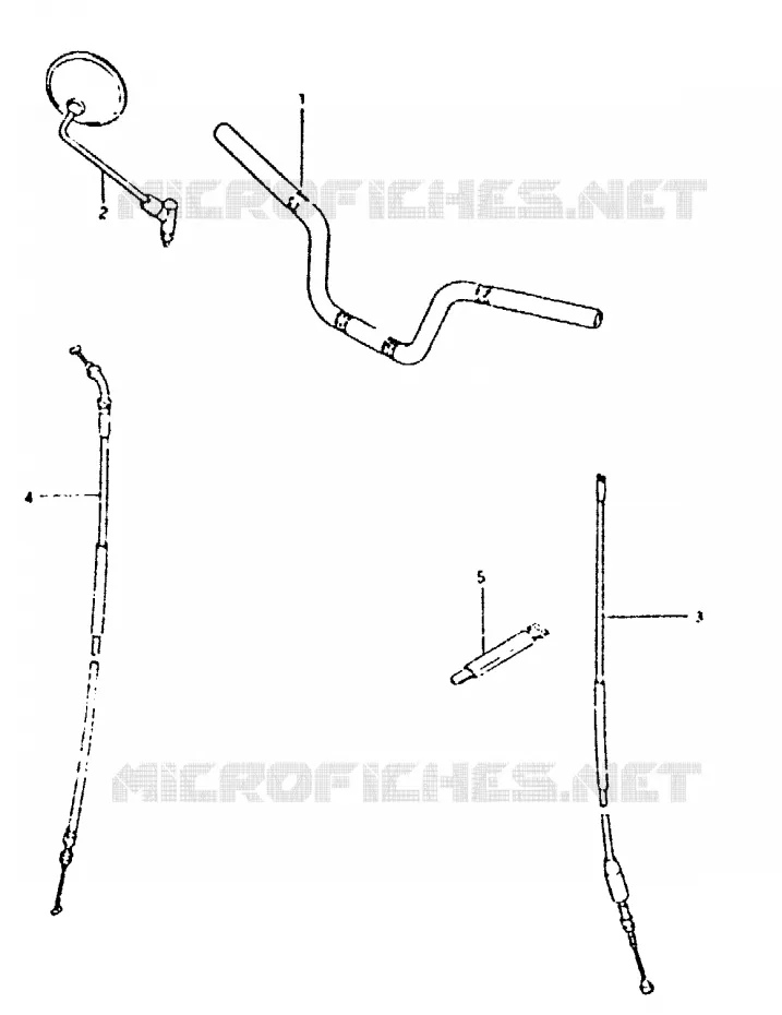 HANDLEBAR Suzuki MOTO 400 GSX 1981  GSX400TX