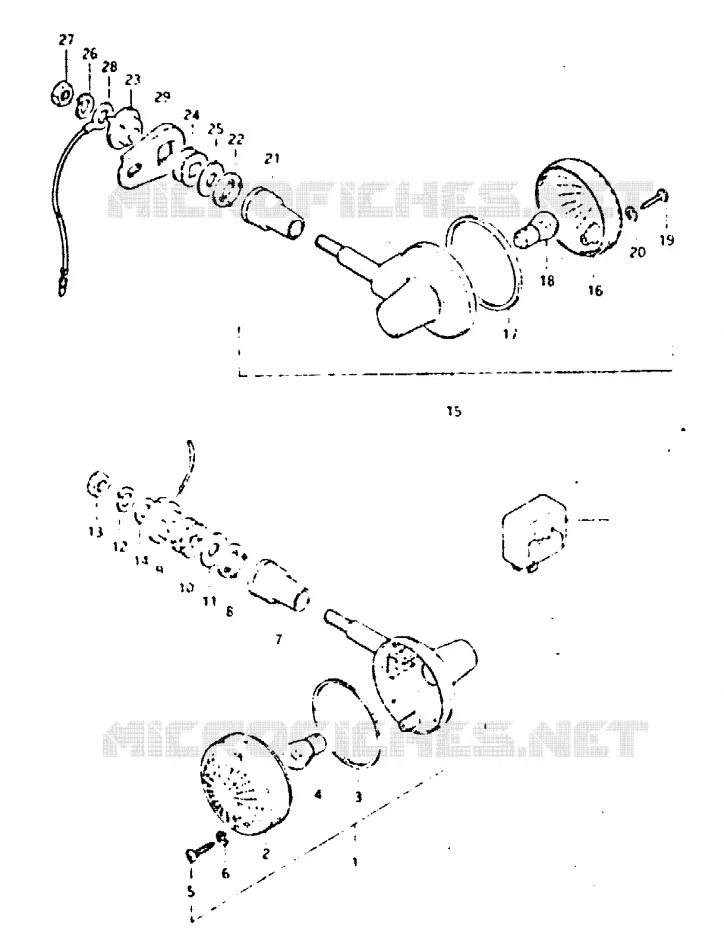 INDICATORS Suzuki MOTO 400 GSX 1981  GSX400TX