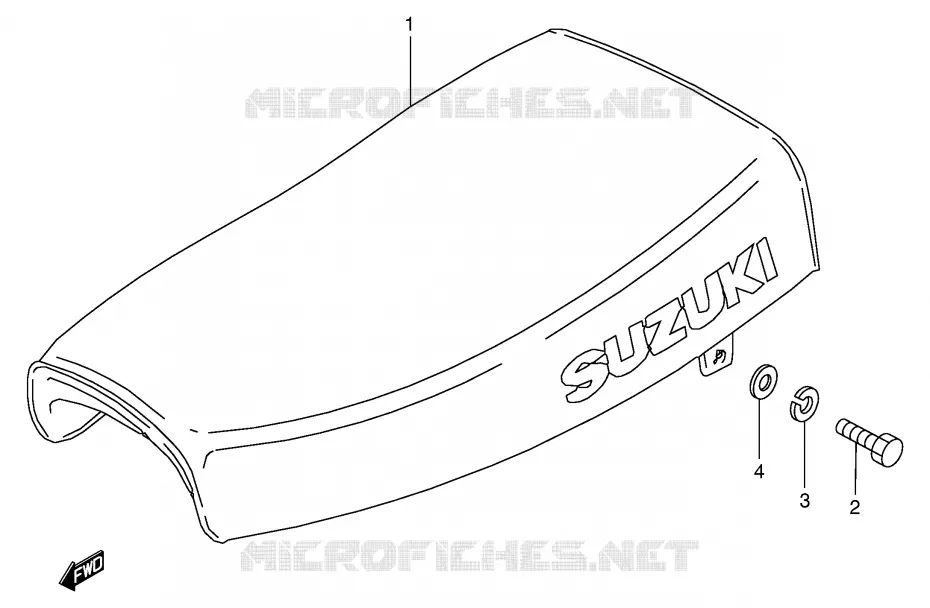 SEAT Suzuki MOTO 50 JR 1999  JR50X(P3/P28)