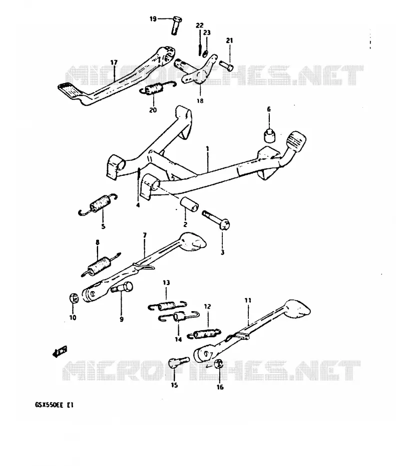 STAND Suzuki MOTO 550 GSX-E 1984  GSX550EE(E1)
