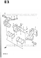 FRONT CALIPER for Suzuki GSX-S 750 1984