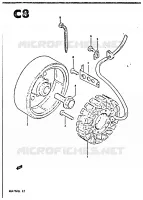 GENERATOR for Suzuki GSX-S 750 1984