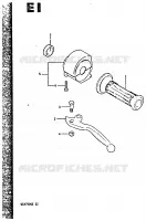 LEFT SWITCH   HANDGRIP for Suzuki GSX-S 750 1984