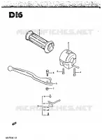 RIGHT SWITCH   HANDGRIP for Suzuki GSX-S 750 1984